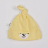 Baba pamut sapka Bobas Fashion Lucky sárga