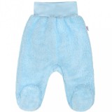 Baba plüss lábfejes nadrág New Baby Nice Bear kék - 56 (0-3 h)