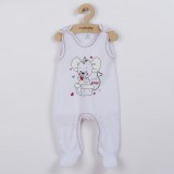 Baba rugdalózó New Baby Mouse fehér