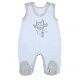 Baba rugdalózó New Baby Owl kék - 80 (9-12 h)