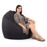 Babszem bútorház Fekete Kültéri XXL Babzsákfotel