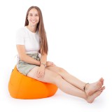 Babszem bútorház Narancs Babzsák Puff