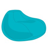 Babszem bútorház Türkiz Grandiózus Babzsákfotel Huzat