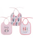 Baby Care 3Darab-os előke, megkötős - Girl