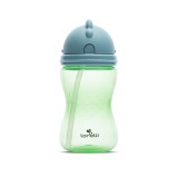 Baby Care Lorelli szívószálas sport itató - Blue/Green