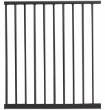 Baby Dan extra széles fém toldalék, Asta és Premier rácsokhoz, 64,5 cm, fekete