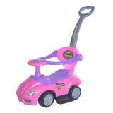 Baby Mix 3az1-ben Mega Car bébitaxi tolókarral - rózsaszín