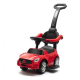 Baby Mix PIROS 4in1 bébitaxi tolókarral - Ajándék RENDSZÁMMAL