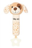 Baby Mix plüss csörgő sípolóval – Barna kutyus
