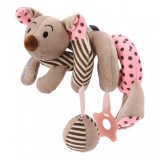 Baby Mix univerzális játékspirál - rózsaszín egér