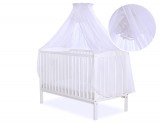 BabyLion Prémium Baldachin függöny - Fehér