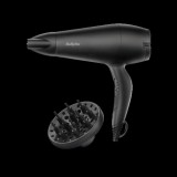 Babyliss D215DE, Power Smooth, 2200W, Kerámia, Fekete, Hajszárító