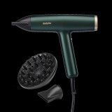 BaByliss, D6555DE, Air Power Pro, 1700 W, Sötétzöld-arany, Ionos, Hajszárító