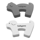 BabyOno ajtó becsapódásgátló szivacs - szürke, fehér