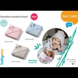 BabyOno bambusz, kapucnis 100 × 100 cm, kék (5901435416044)