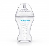 BabyOno Cumisüveg, Natural Nursing, műanyag, Anti-Colic, 260 ml, 1451
