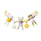 BABYONO Felfüggeszthető játékhíd babakocsira balerinák 0hó+, 45cm