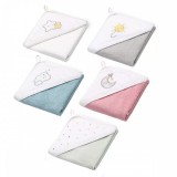 BabyOno kapucnis frottír fürdőlepedő