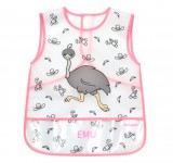 BABYONO Lemosható előke Emu 24hó+, 33x40 cm