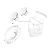 BabyOno mellszívó alkatrész - tölcsér /2db/ és szilikon betét /1db/ Shelly 1000 KIT II.