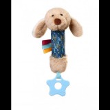 BabyOno plüss játék Dog Willy kutyus csipogóval és rágcsálóval, bézs (5901435414606)