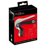 Bad Kitty - akkus LED-es hüvelytükör (fekete-átlátszó)