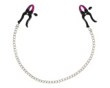 Bad Kitty - bimbócsipesz lánccal (lila-fekete)