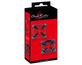 Bad Kitty - csavaros mellbimbó ékszer (kör) - kék