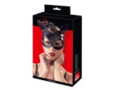 Bad Kitty - műbőr, strasszos cicamaszk - fekete (S-L)