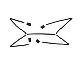 Bad Kitty - plüss ágyhoz kötöző szett (5 részes)