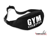 BagBase Gym lifestyle övtáska (fekete)