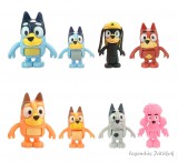 Baiqi Trading Co. Ltd. 8 db-os Bluey kutya jellegű figura szett
