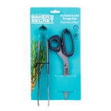 Baker's Secret rozsdamentes fogó és olló szett (DA00972)