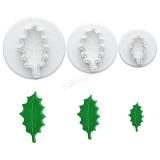 Baking & Pet Kft 3 darabos rugós fondant kiszúró forma-magyal levél