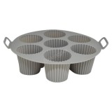 Baking & Pet Kft Air fryer szilikon forma, muffin forma 7 részes-20cm
