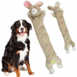 Baking & Pet Kft Csipogó hosszúkás plüss játék kutyáknak -Lusta Nyuszi 70cm