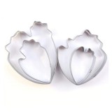 Baking & Pet Kft Fém sütemény kiszúró szett-4 db bazsarózsa virág