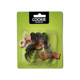 Baking & Pet Kft Fém sütemény kiszúró szett-5 db Macis kiszúró