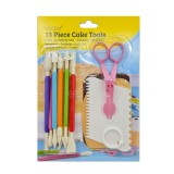 Baking & Pet Kft Fondant mintázó és habkártya szett-13 db