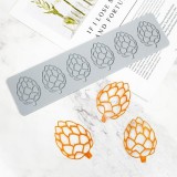 Baking & Pet Kft Gyűszűlevél tuile, szilikon ostya forma-6 részes