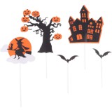 Baking & Pet Kft Halloween-i torta beszúró, torta dekoráció-5 db