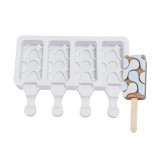 Baking & Pet Kft Jégkrém készítő szilikon forma, Molekula minta 13x18cm