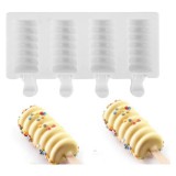 Baking & Pet Kft Jégkrém készítő szilikon forma, spirál 13x19cm