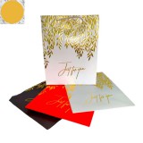 Baking & Pet Kft "Just for you" levél mintás ajándék táska,kicsi- White&Gold