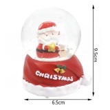 Baking & Pet Kft Karácsonyi mikulás hógömb 9,5cm