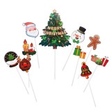 Baking & Pet Kft Karácsonyi torta beszúró, torta dekoráció-10 db