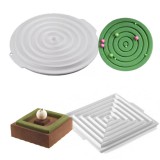 Baking & Pet Kft Kétoldalas spirál szilikon forma-négyzet és kör