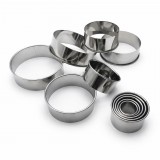 Baking & Pet Kft Kör fém sütemény kiszúró szett – 11 db