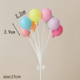 Baking & Pet Kft Lufis torta beszúró, torta dekoráció-Színesek