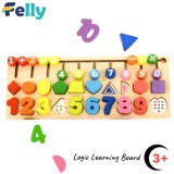 Baking & Pet Kft Montessori Fa Szám- és Forma Puzzle Gyerekeknek